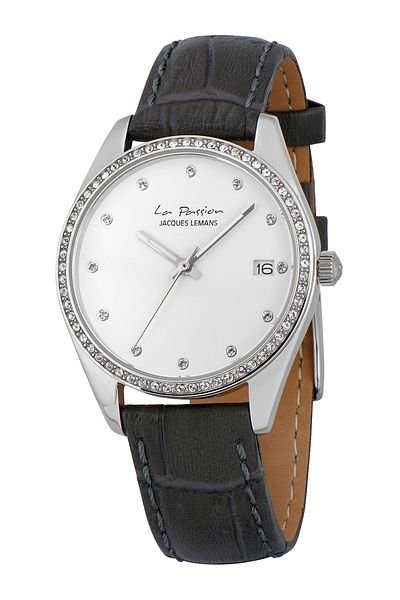 Jacques Lemans Ladies Watch Lp-133j, Quartz, 35mm, 10atm