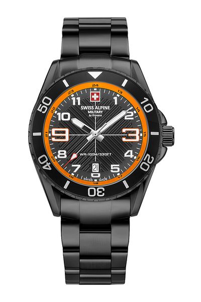Swiss Alpine Military Ανδρικό ρολόι Swiss Military 7029.1179, Quartz, 42mm, 10ATM