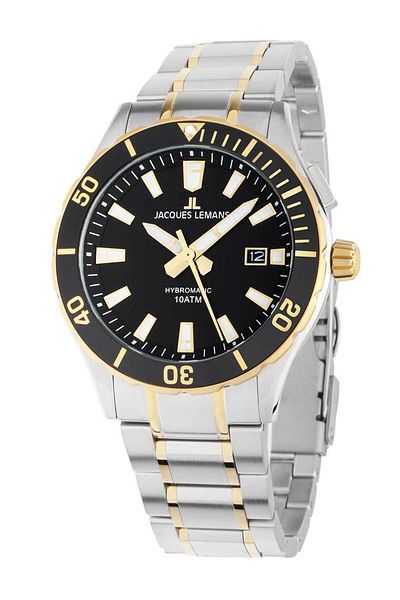 Jacques Lemans Ανδρικό ρολόι Jacques Lemans 1-2131F, Quartz, 42mm, 10ATM
