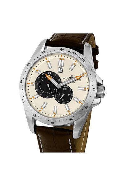 Jacques Lemans Mens Watch 1-1775b, Automatic, 48mm, 10atm