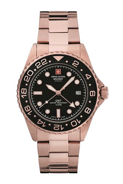 Swiss Alpine Military Mens Watch 7052.1167, Quartz, 42mm, 10atm