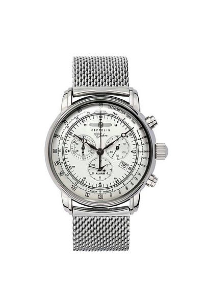 Zeppelin Mens Watch 7680m-1, Quartz, 43mm, 5atm