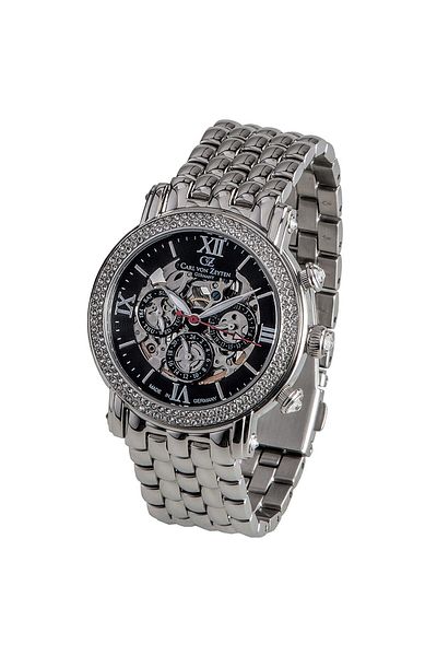 Carl Von Zeyten Ανδρικό ρολόι Carl Von Zeyten CVZ0062BKMS, Automatic, 40mm, 5ATM