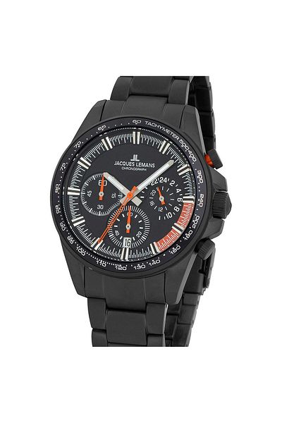 Jacques Lemans Mens Watch 1-2127h, Quartz, 40mm, 10atm
