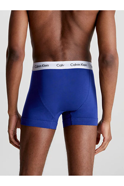 Calvin Klein 3'lü Pack Erkek Lacivert/Beyaz/Kırmızı Boxer
