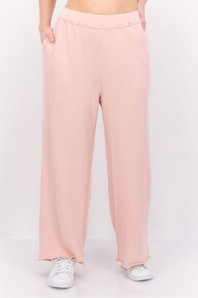Eileen Fisher Women Cropped Wide Leg Pants, Light Pink