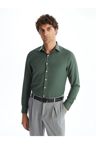 LC Waikiki Μακρυμάνικο πουκάμισο Oxford Formal Slim Fit LCWAIKIKI
