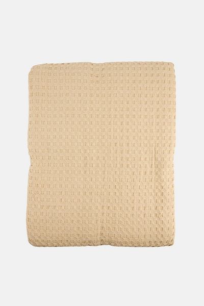 Muy Mucho Extra Soft Cotton Blanket 180 X 240 Cm, Tan