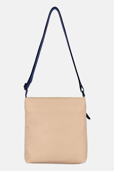 Nautica Women Brand Logo Cross Body Bag 25 H x 23 L x 4 W cm, Khaki Combo
