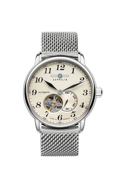 Zeppelin Mens Watch 7666m-5, Automatic, 41mm, 5atm