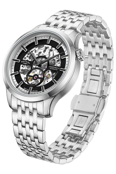 Rotary Mens Watch Gb02945/87, Automatic, 42mm, 5atm