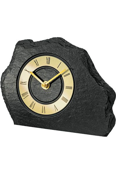 AMS Ceas de masă 1105, cuarț, negru, analogic, rustic