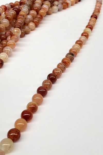 Hayalperest boncuk 8 Mm Light Brown Colored Natural Stone Beads