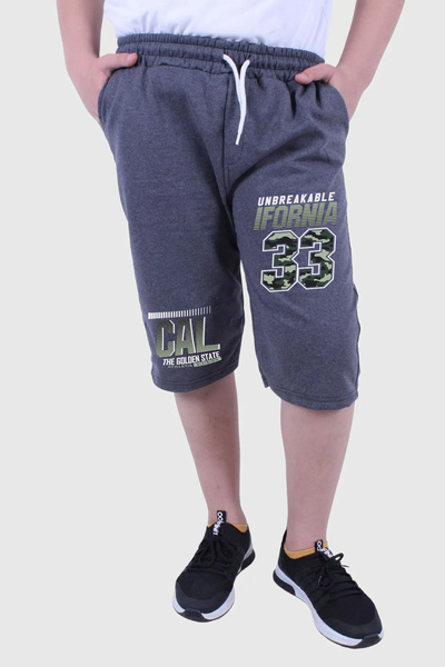 YA KO KİDS Capri cu buzunar dublu pentru băiat cu imprimeu Cal