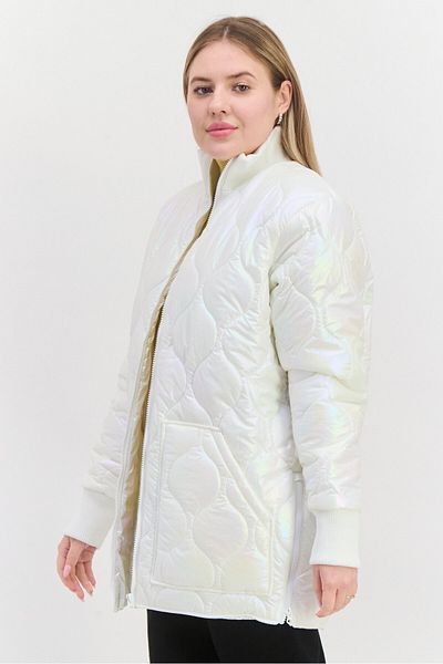 Asos 4505 Women Quilted Puffer Jacket, White
