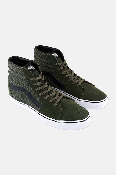 Vans Men Sk8 Hi Lace Up Skate Shoes, Green