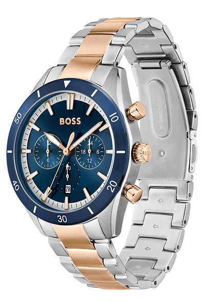 BOSS Mens Watch 1513937, Quartz, 45mm, 5atm