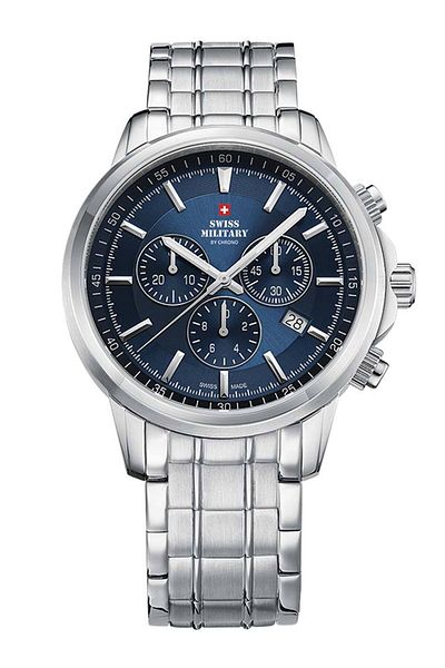 Swiss Military Mens Watch By Chrono Sm34052.03, Quartz, 42mm, 10atm