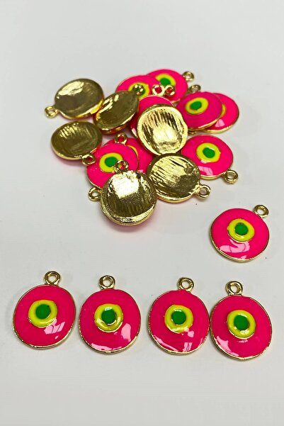 Hayalperest boncuk Φούξια Μενταγιόν Μοντέλο Μάτι από Μεντεσέδες 1 Τεμάχιο