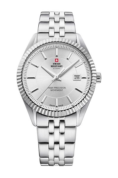 Swiss Military Mens Watch By Chrono Sm34065.02, Quartz, 40mm, 5atm