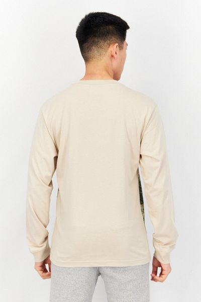 New Balance Men Sportswear Fit Long Sleeve Outdoor Sweatshirt, Tan