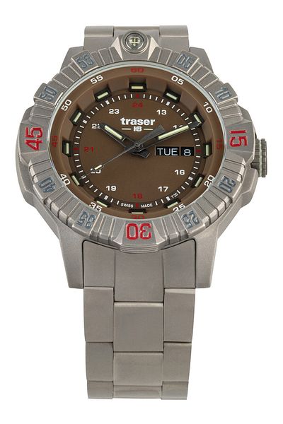 Traser H3 Mens Watch Traser 110668, Quartz, 46mm, 20ATM