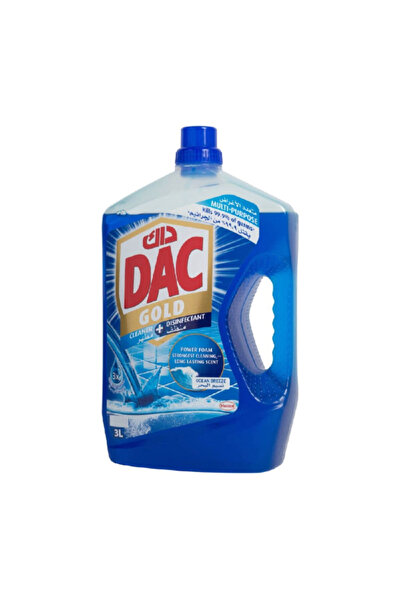 DAC منظف ومطهر متعدد الأغراض برائحة نسيم المحيط يدوم طويلاً، سعة 3 لتر