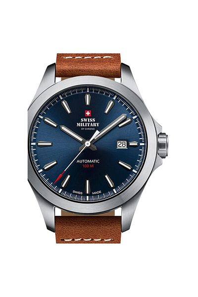 Swiss Military Mens Watch By Chrono Sma34077.09, Automatic, 42mm, 10atm