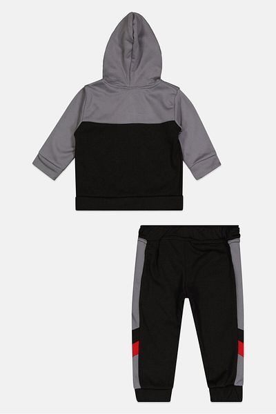 Body Glove Toddlers Boy 2 Pieces Hooded Long Sleeves Sweatshirt And Sweatpants Set, Black