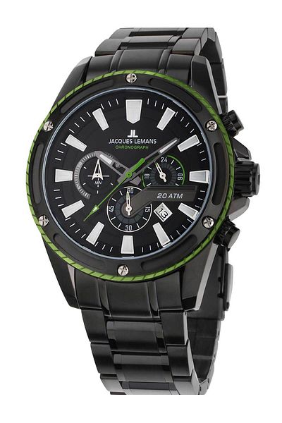 Jacques Lemans Ανδρικό ρολόι Jacques Lemans 1-2141H, Quartz, 48mm, 20ATM