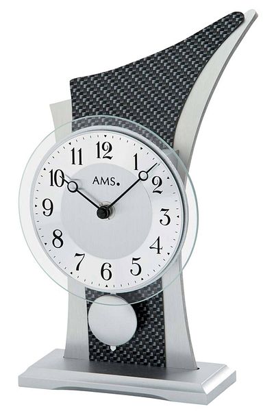 AMS Table Clock AMS 1140, Quartz, Multicolour, Analogue, Modern