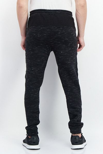 Burnside Men Regular Fit Heather Sweatpants, Black