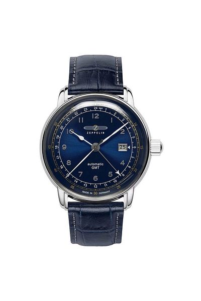 Zeppelin Mens Watch 7668-3, Automatic, 43mm, 5atm
