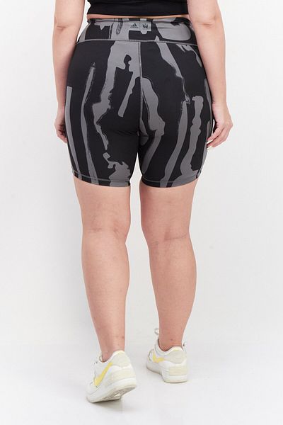 adidas Women Plus Size Pull On Training Shorts, Black