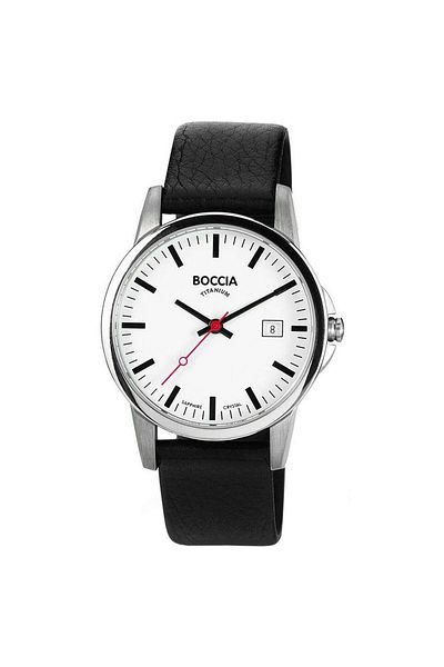 Boccia Mens Watch 3622-01, Quartz, 38mm, 5atm
