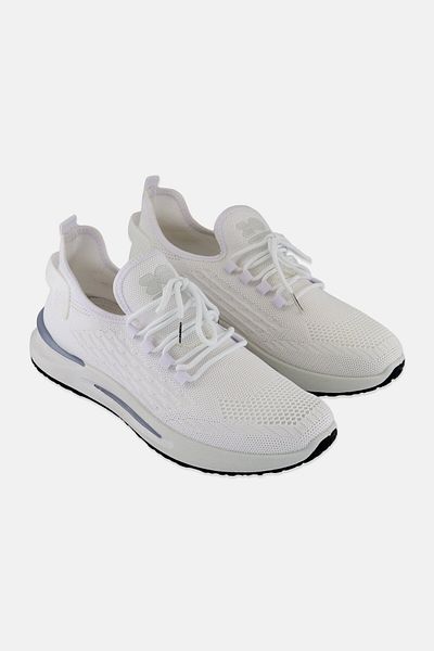 Crosshatch Men Lace Up Training Shoes, White