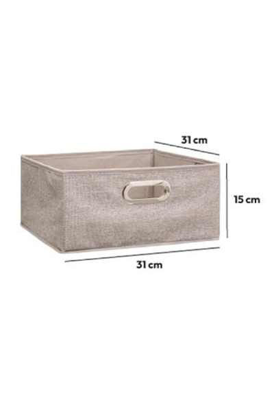 Five Simply Smart Polypropylene and Metal Foldable Storage Box 31 x 15cm
