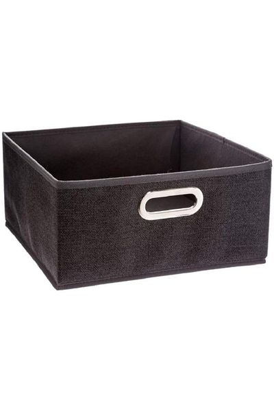 Five Simply Smart Polypropylene and Metal Foldable Storage Box 31 x 15cm