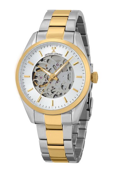 Jacques Lemans Ανδρικό Ρολόι 1-2087i, Αυτόματο, 40mm, 5atm
