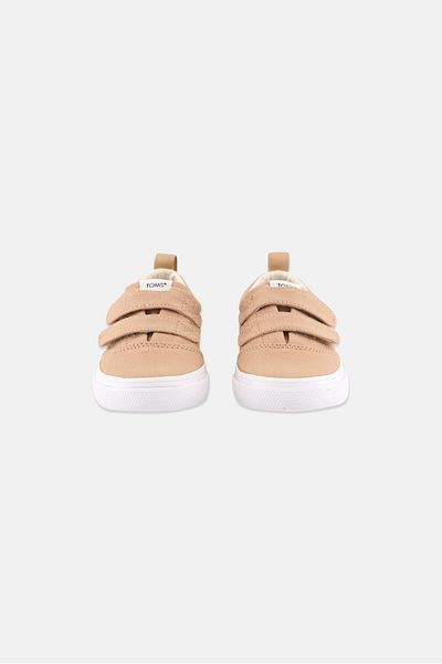 Toms Toddlers Boy Fenix Double Strap Velcro Closure Shoes, Tan