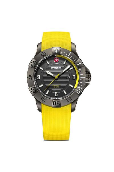 Wenger Mens Watch 01.0641.145, Quartz, 43mm, 20atm