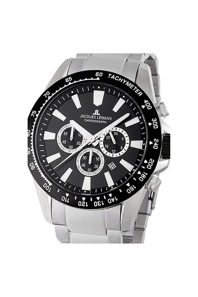 Jacques Lemans Mens Watch 1-2140e, Quartz, 48mm, 10atm