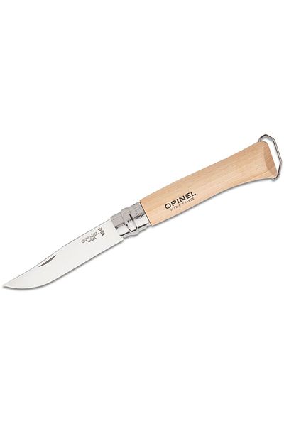 Opinel Op- 002578   N 10 Corkscrew Knife Folding 3.92'' Satin Clip Corkscrew - Pocket Knife