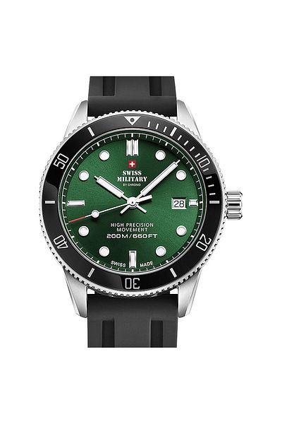 Swiss Military Mens Watch Sm34088.09, Quartz, 42mm, 20atm