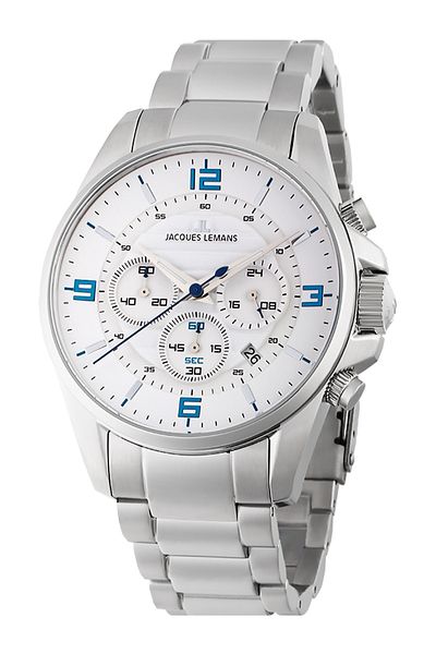 Jacques Lemans Ανδρικό Ρολόι 1-2118e, Quartz, 44mm, 10atm