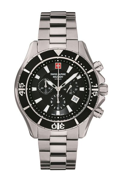 Swiss Alpine Military Ceas bărbați Swiss Alpine Military 7040.9137, Quartz, 46 mm, 10ATM
