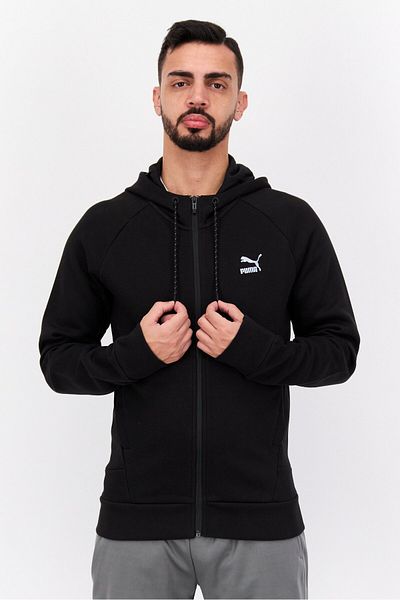 Puma Men Sportswear Fit Long Sleeve Training Sweatshirts, Black