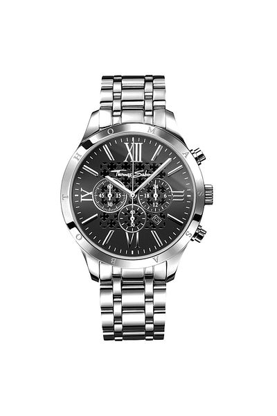 Thomas Sabo Mens Watch Wa0015-201-203, Quartz, 43mm, 5atm