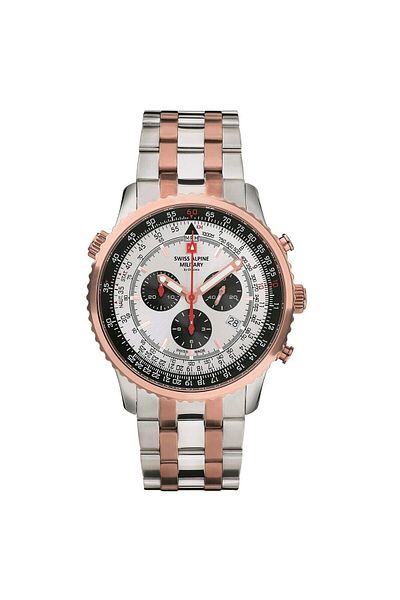 Swiss Alpine Military Mens Watch 7078.9152, Quartz, 46mm, 10atm