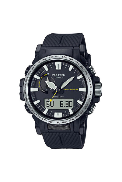 Casio Ανδρικό ρολόι Casio PRW-61-1AER, Quartz, 47mm, 10ATM